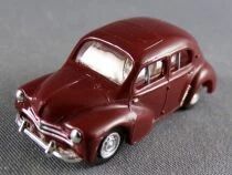 Norev 513204 Micro Miniature Ho 1/86 Renault 4 CV Rouge Bordeaux Neuve Boite