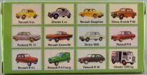Norev 513204 Micro Miniature Ho 1/86 Renault 4 CV Rouge Bordeaux Neuve Boite