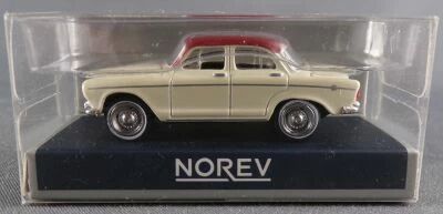 Norev 576087 Ho 1:86 1962 Ivory & Red Simca Aronde Monthlery Mint in Box