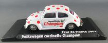 Norev Atlas Volkswagen Coccinelle Champion  Caravane Publicitaire Tour de France 2001 Neuve Boite 