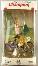 Norev CC4583 - Cyclist Tour De France Polka Dot Jersey Champion Supermarkets Advertising Figure MIB
