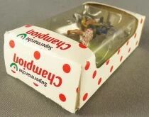 Norev CC4583 - Cyclist Tour De France Polka Dot Jersey Champion Supermarkets Advertising Figure MIB