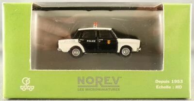 Norev Micro Miniature 571082 Ho 1:87 Simca 1000 Police Mint in Box
