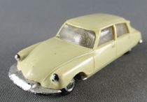 Norev Micro Miniature N°2 Ho 1/86 Citroen Ds 19 Vert Mastic Roues Métallisées Lestée