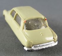 Norev Micro Miniature N°2 Ho 1/86 Citroen Ds 19 Vert Mastic Roues Métallisées Lestée