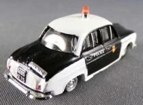 Norev Micro-Miniatures 513082 Ho 1/86 Renault Dauphine Police Pie Neuve sans Boite