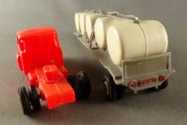 Norev Micro-Miniatures 522 Ho 1/87 Orange Unic ZU 120 Truck with Milk Containers Trailer