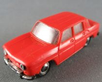 Norev Micro-Miniatures N°514 Ho 1/86 Renault 8 Rouge Roues Métallisée