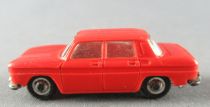 Norev Micro-Miniatures N°514 Ho 1/86 Renault 8 Rouge Roues Métallisée