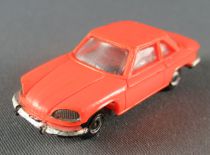 Norev Micro-Miniatures N°530 Ho 1:86 Panhard 24CT Orange Metallized Wheels Weighted