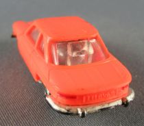 Norev Micro-Miniatures N°530 Ho 1:86 Panhard 24CT Orange Metallized Wheels Weighted