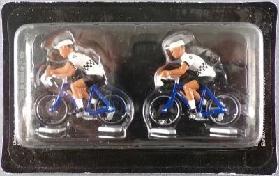 Norev pour Atlas - 2 Cyclistes Tour De France Equipe Peugeot Bp Michelin Rouleurs Neuf Blister