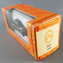 Norev pour Hachette Micro Miniature Ho 1/86 Citroën 2CV 1956 Grise Neuve Boite