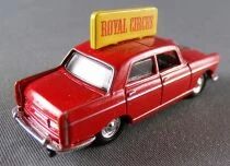 Norev Universal Hobbies Atlas Ho 1/87 Peugeot 404 1966 Royal Circus Rouge sans Boite