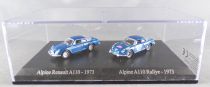 Norev Universal Hobbies Atlas Ho 1/87 Renault Alpine A110 1973 Bleue + Renault Alpine A110 Rallye 1973 Bleue Neuves Boite