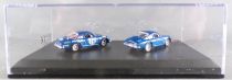 Norev Universal Hobbies Atlas Ho 1/87 Renault Alpine A110 1973 Bleue + Renault Alpine A110 Rallye 1973 Bleue Neuves Boite