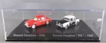 Norev Universal Hobbies Atlas Ho 1/87 Renault Dauphine 1956 Rouge + Renault Dauphine Police Pie 1960 Neuves Boite