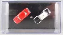 Norev Universal Hobbies Atlas Ho 1/87 Renault Dauphine 1956 Rouge + Renault Dauphine Police Pie 1960 Neuves Boite
