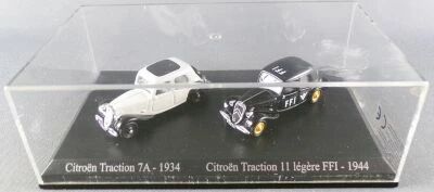 Norev Universal Hobbies for Atlas Ho 1/87 1934 Citro�n Traction 7A + 1944 Citro�n Traction 11 Light FFI Mint in box