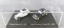 Norev Universal Hobbies for Atlas Ho 1/87 1934 Citroën Traction 7A + 1944 Citroën Traction 11 Light FFI Mint in box
