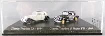 Norev Universal Hobbies for Atlas Ho 1/87 1934 Citroën Traction 7A + 1944 Citroën Traction 11 Light FFI Mint in box