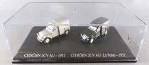 Norev Universal Hobbies for Atlas Ho 1/87 1951 Citro&euml;n 2CV AU + 1952 Citro&euml;n 2CV AU La Poste Mint in box