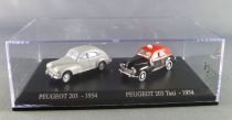 Norev Universal Hobbies for Atlas Ho 1/87 1954 Peugeot 203 + 1954 403 Taxi Mint in box