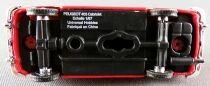 Norev Universal Hobbies for Atlas Ho 1:87 1957 Red Peugeot 403 Convertible