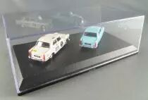 Norev Universal Hobbies for Atlas Ho 1/87 1961 Peugeot 404 + 1967 404 Rallye Mint in box