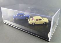 Norev Universal Hobbies for Atlas Ho 1/87 1962 Renault 8 + 1966 Renault 8 Gordini Mint in box