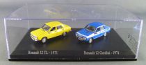 Norev Universal Hobbies for Atlas Ho 1/87 1971 Renault 12 TL + 1971 Renault 12 Gordini Mint in box