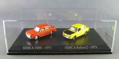 Norev Universal Hobbies for Atlas Ho 1/87 1973 Simca 1000 + 1973 Simca Rallye 2 Mint in box