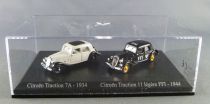 Norev Universal Hobbies pour Atlas 1/87 Ho Citroën Traction 7A - 1934 + Traction 11 Légère FF1 - 1944 Neuf Boite