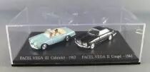 Norev Universal Hobbies pour Atlas Ho 1/87 Facel Vega III Cabriolet - 1963 + Facel Vega II Coup&eacute; - 1961 Neuf Boite