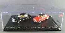 Norev Universal Hobbies pour Atlas Ho 1/87 Panhard Dyna Z12 - 1957 + Panhard Dyna Z12 Taxi G7 - 1957 Neuf Boite