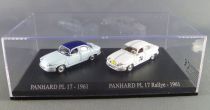 Norev Universal Hobbies pour Atlas Ho 1/87 Panhard PL 17 - 1961 + Panhard PL 17 Rallye - 1961 Neuf Boite