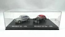 Norev Universal Hobbies pour Atlas Ho 1/87 Peugeot 203 - 1954 + 203 Taxi  - 1954 Neuf Boite
