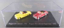 Norev Universal Hobbies pour Atlas Ho 1/87 Peugeot 203 Cabriolet  - 1952 + Cabriolet  Super Luxe - 1955 Neuf Boite