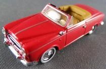 Norev Universal Hobbies pour Atlas Ho 1/87 Peugeot 403 Cabriolet 1957 Rouge Capote Ouverte