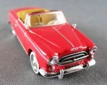 Norev Universal Hobbies pour Atlas Ho 1/87 Peugeot 403 Cabriolet 1957 Rouge Capote Ouverte