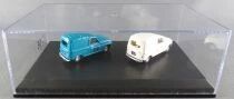 Norev Universal Hobbies pour Atlas Ho 1/87 Renault 4 F4 Fourgonnette - 1964 + Renault 4 F4 Fourgonnette EDF - 1965 Neuf Boite