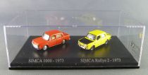 Norev Universal Hobbies pour Atlas Ho 1/87 Simca 1000 - 1973 + Simca Rallye 2 - 1973 Neuf Boite
