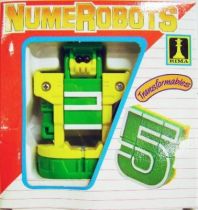 NumeRobots - Number 5 (Green & White)