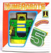 NumeRobots - Number 5 (Yellow & Blue)