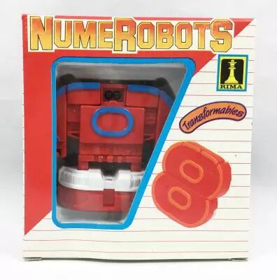 NumeRobots - Number 8 (Red & Blue)