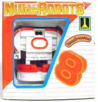 NumeRobots - Number 8 (White & Red)