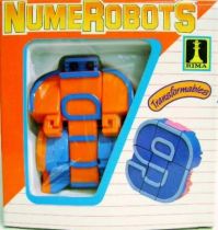 NumeRobots - Number 9 (Orange & Blue)