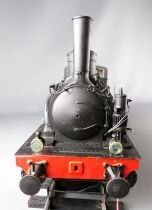 O 0 Gauge Steam Locomotive 0-6-0 030 with Tender Metal & Plastique Like Chrezo Ets Mth Jcr