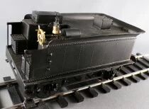 O 0 Gauge Steam Locomotive 0-6-0 030 with Tender Metal & Plastique Like Chrezo Ets Mth Jcr