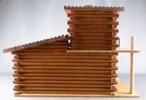 Oehme & S&ouml;hne Wild-West Wooden Building Town Hall Boxed for Starlux Timpo Clairet Elastolin Quiralu figures